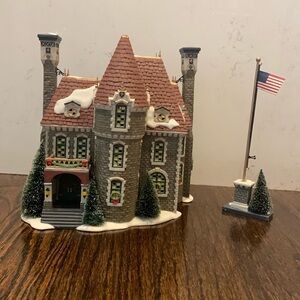 Department 56.  Christmas in the City.   The Consulate + accessories